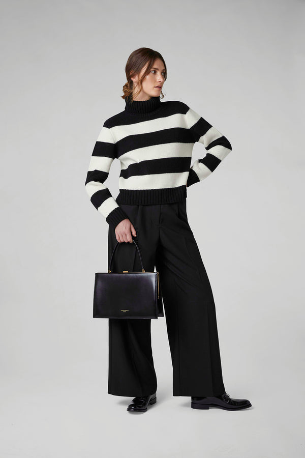 j by jasper conran Gemma Chunky Roll Neck Stripe