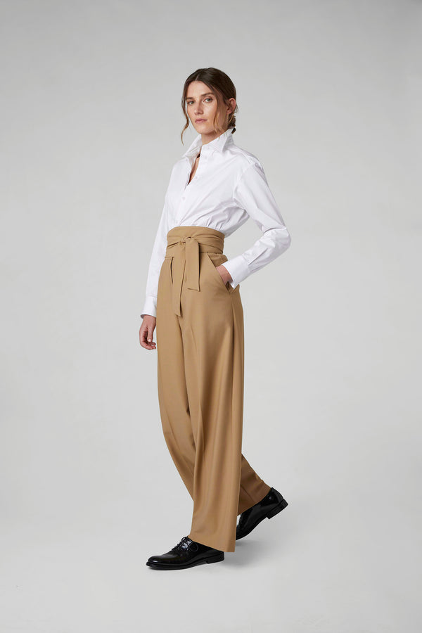 J By Jasper Conran Georgia Wide Leg Trouser Camel