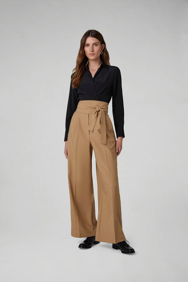 j by jasper conran Georgia Wide Leg Trouser Camel