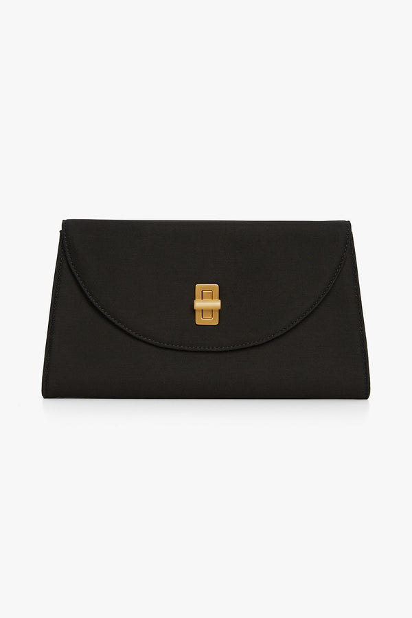 j by jasper conran Gigi Wool Silk Clutch Black