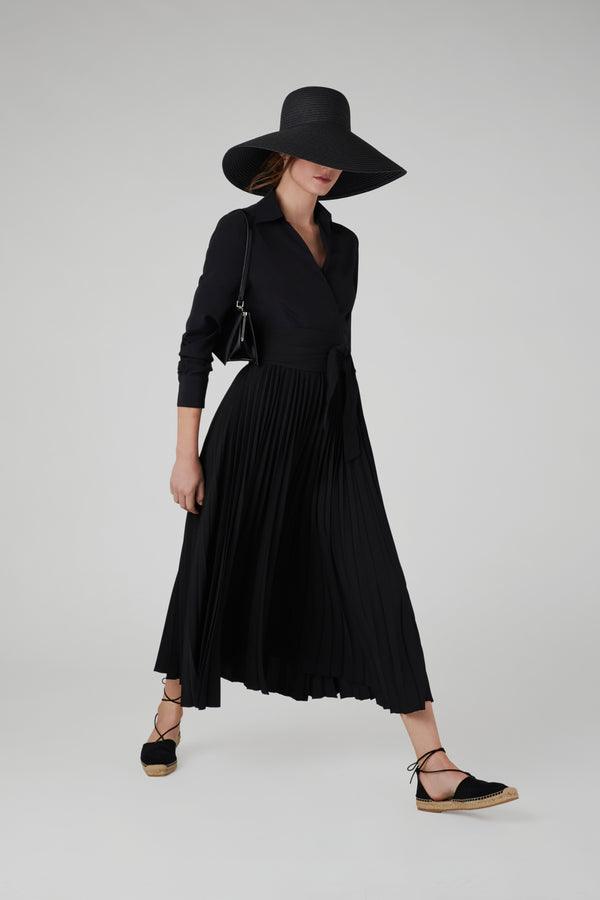 j by jasper conran Giselle Pleated Skirt Black