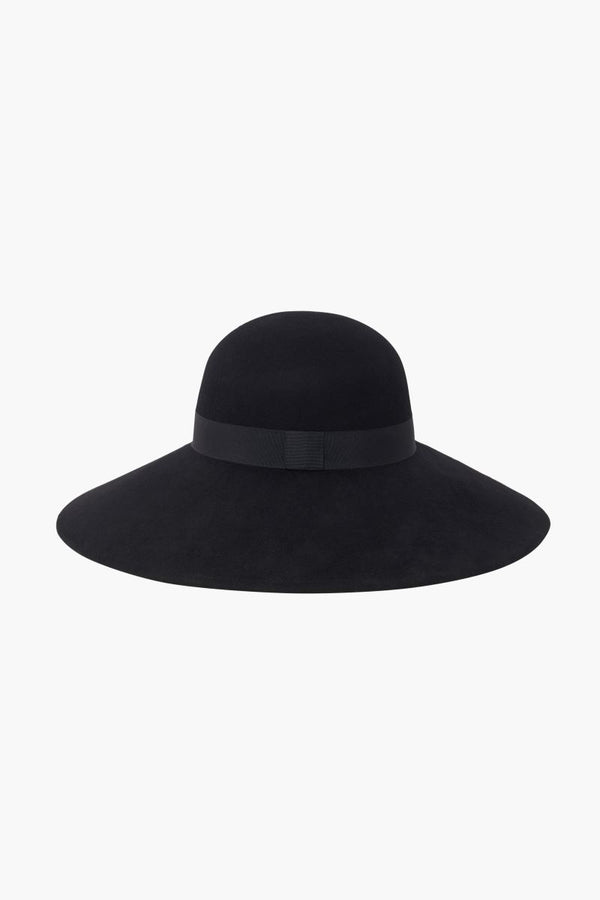j by jasper conran Harriet Wide Brim Hat Black
