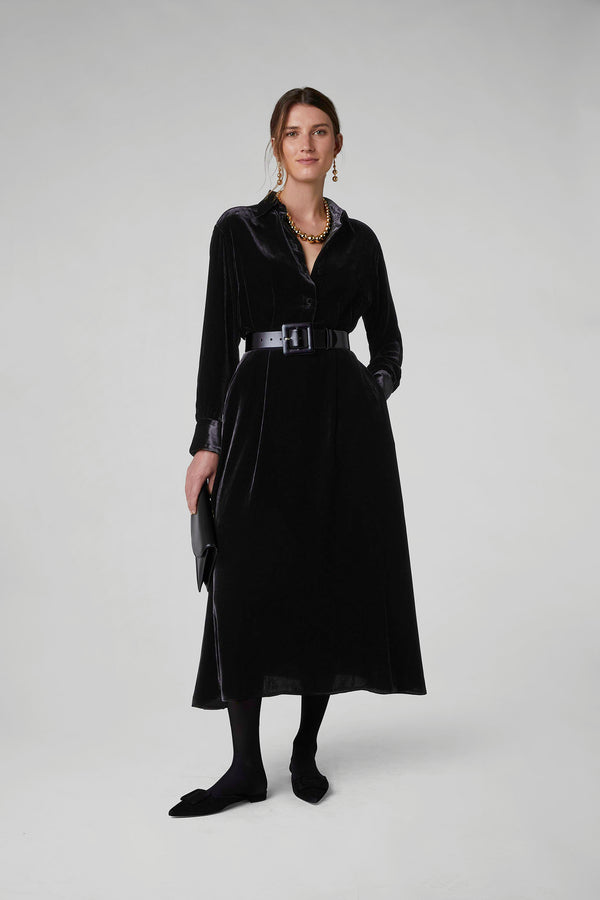 J By Jasper Conran Heather Leather Belt Black