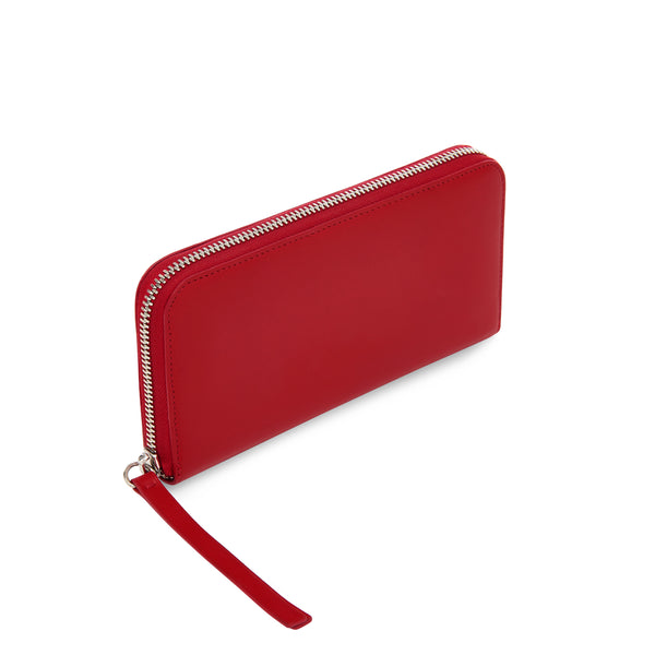 J By Jasper Conran Large Zip Around Purse Charcoal