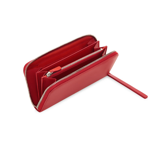 J By Jasper Conran Large Zip Around Purse Charcoal