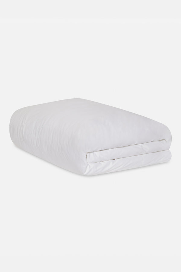 J By Jasper Conran Supima 500 Thread Count Satin Duvet Cover White Fabric