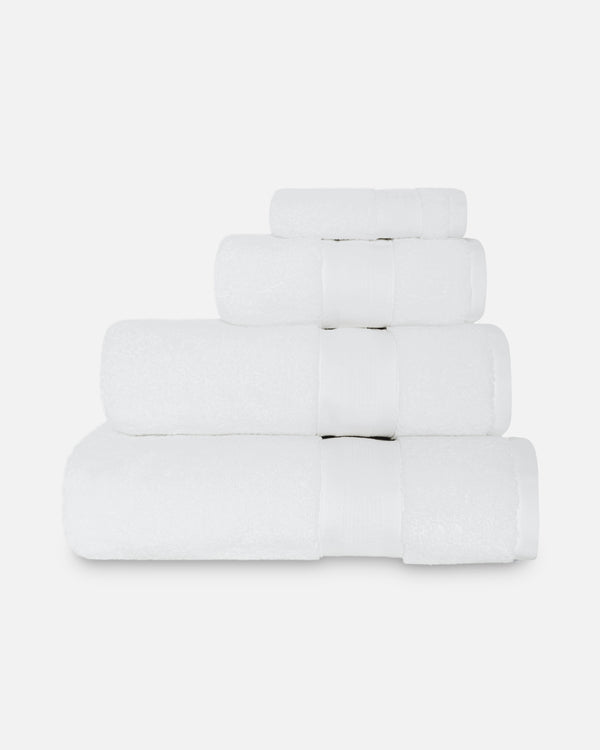 J By Jasper Conran Zero Twist Cotton Lightweight Soft Fast Drying Towels White