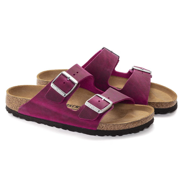 J Shoes Birkenstock - Arizona Oiled Leather - Festival Fuschia