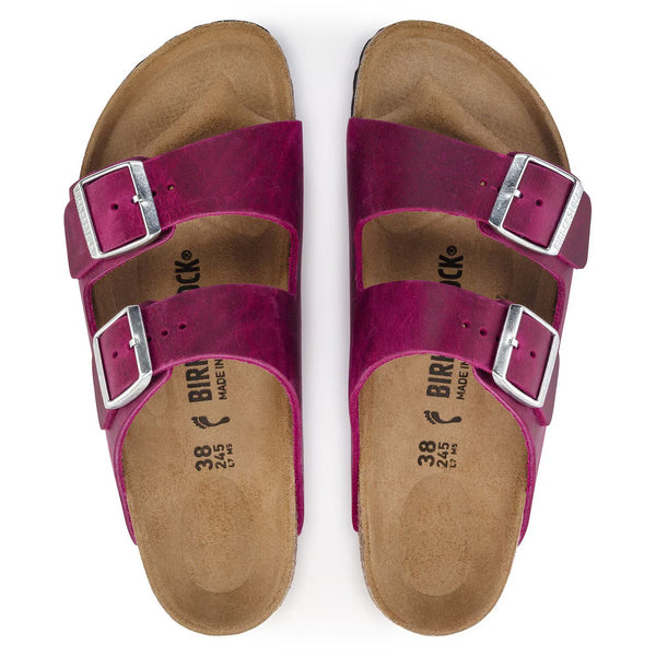 J Shoes Birkenstock - Arizona Oiled Leather - Festival Fuschia