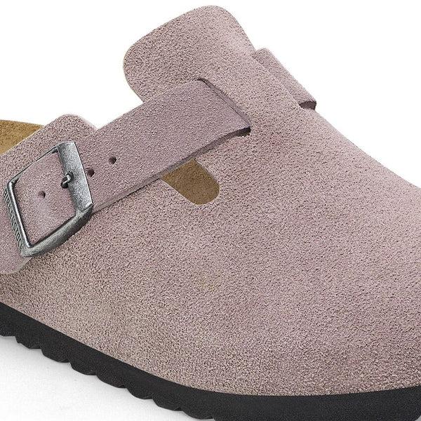 J Shoes Birkenstock - Boston Suede - Faded Purple