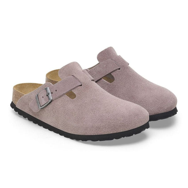 J Shoes Birkenstock - Boston Suede - Faded Purple