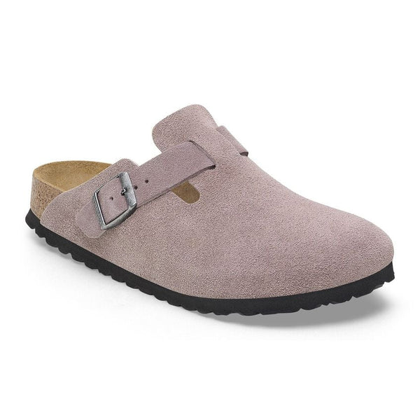 j shoes Birkenstock - Boston Suede - Faded Purple