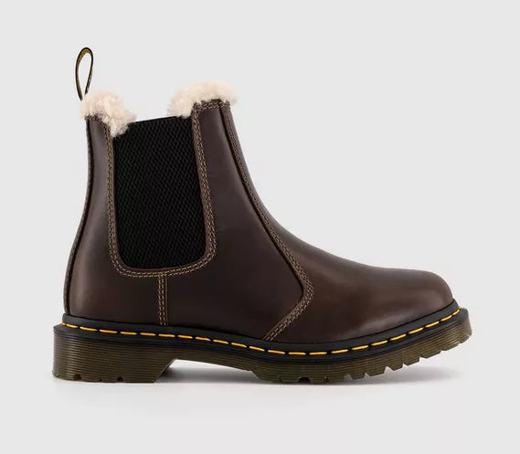 j shoes Dr. Martens - 2976 Leonore - Dark Khaki