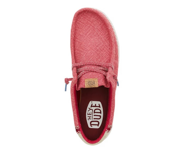 J Shoes Dude - Wally Jute - Red/Birch