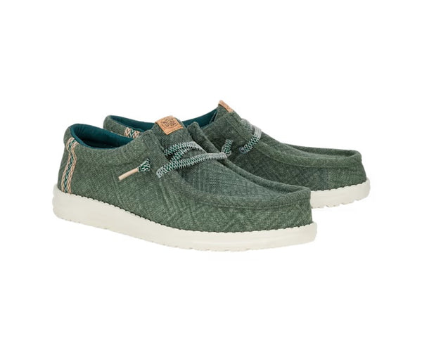 J Shoes Dude - Wally Jute - Sea Green