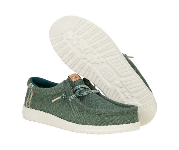 J Shoes Dude - Wally Jute - Sea Green