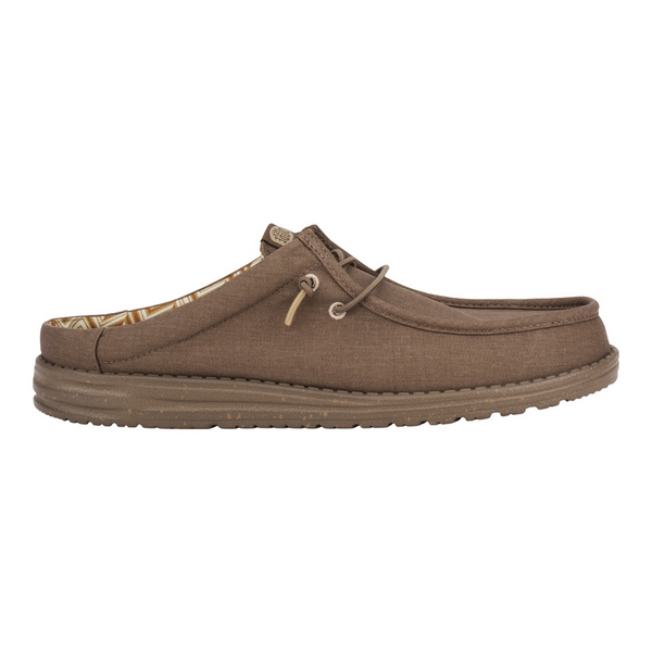 j shoes Dude - Wally Slip Canvas - Walnut
