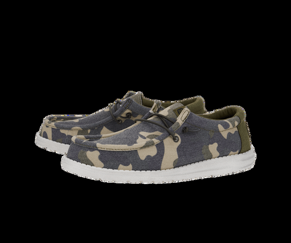 J Shoes Dude - Wally Washed Camo - Camo