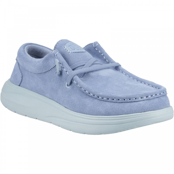 J Shoes Dude - Wendy Comf Suede - Faded Denim