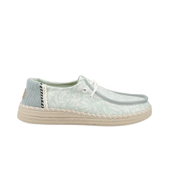 j shoes Dude - Wendy Espadrille Retro Palm - Green