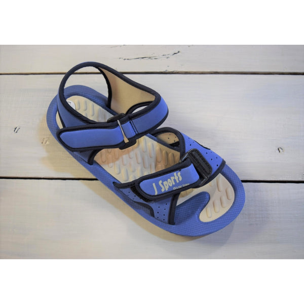 J Shoes Jaywalker - Polzeath Sandal - Blue/Cream
