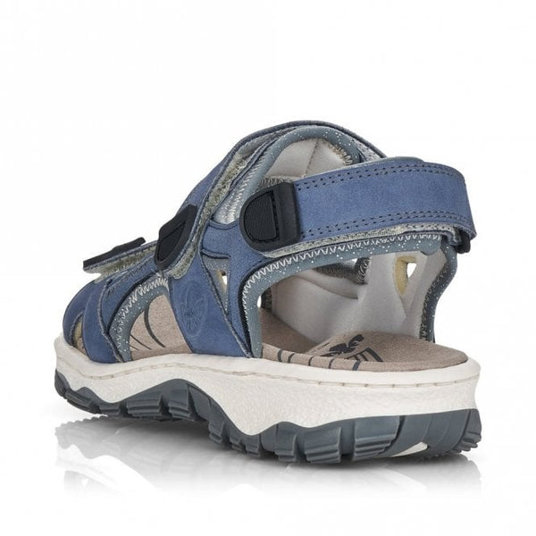 J Shoes Rieker - 68874-14 - Blue Sandal