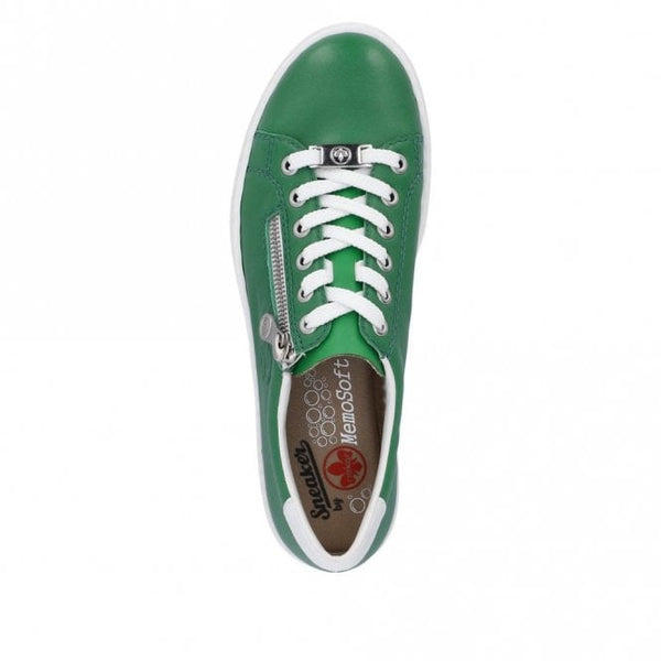 J Shoes Rieker - L59L1-52 - Green Lace Up