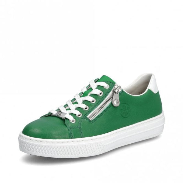 j shoes Rieker - L59L1-52 - Green Lace Up