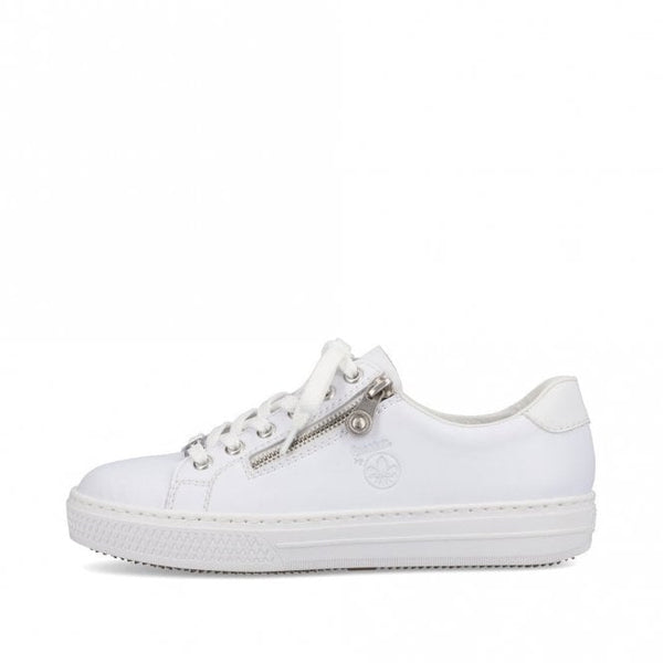 J Shoes Rieker - L59L1-83 - White Lace Up