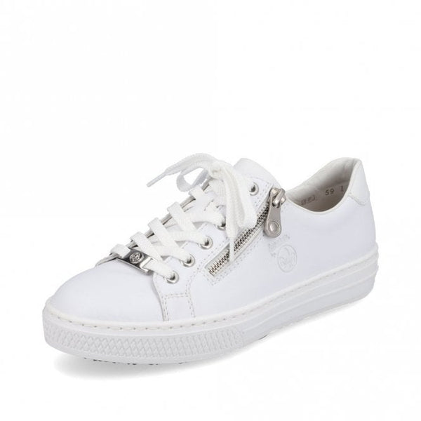 j shoes Rieker - L59L1-83 - White Lace Up