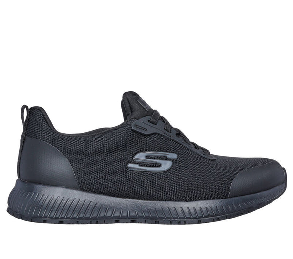 J Shoes Skechers - Work - Squad SR - Black