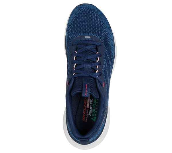 J Shoes Skechers - Relaxed Fit - Edgeride - Power Flow - Navy/Pink