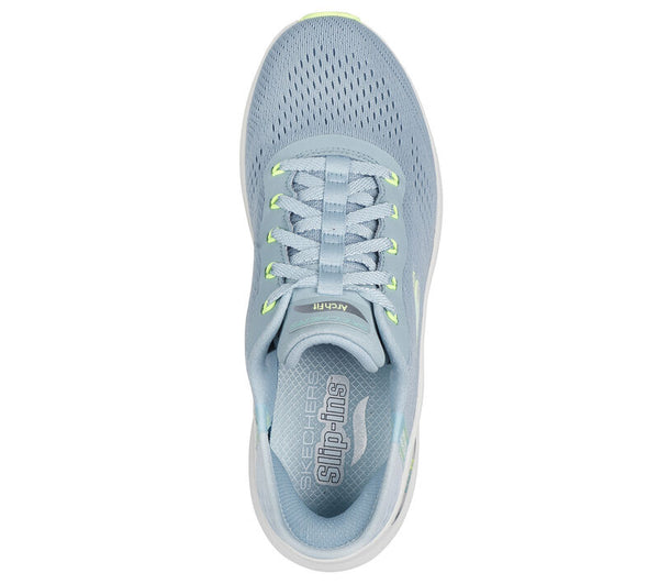 J Shoes Skechers - Slip-ins - Arch Fit 2.0 - Easy Chic - Blue/Lime