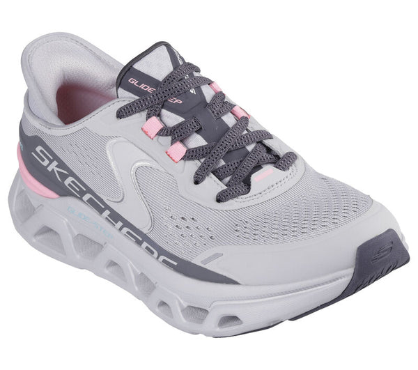 j shoes Skechers - Slip-ins - Glide-Step Atlus - Grey/Pink