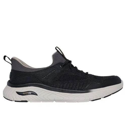 J Shoes Skechers - Slip-Ins Relaxed Fit Arch-Fit - Crosser - Emeric - Black