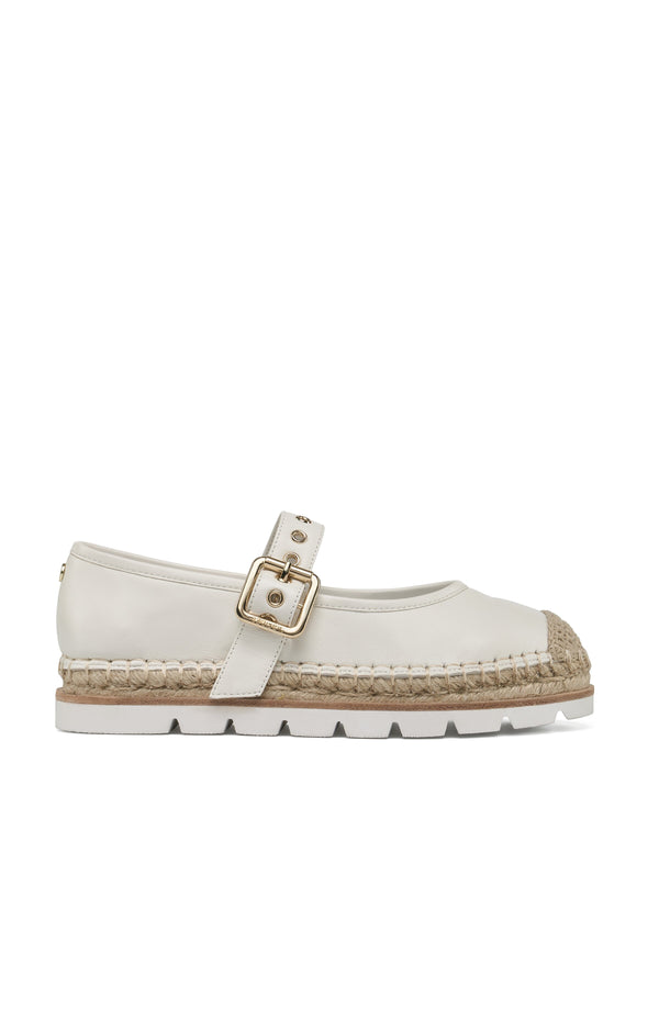 j slides BEATRICE off white