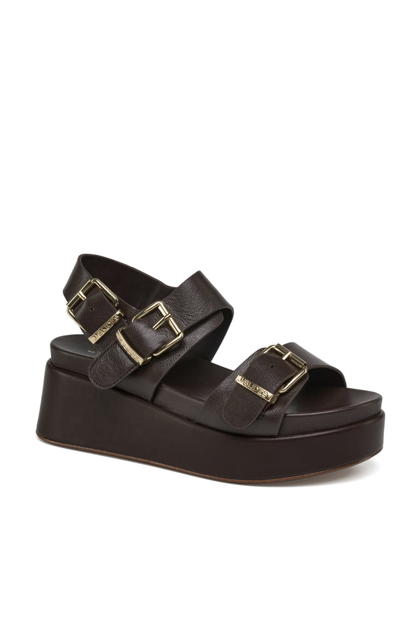 J Slides BROOKE Sandal Dark Brown