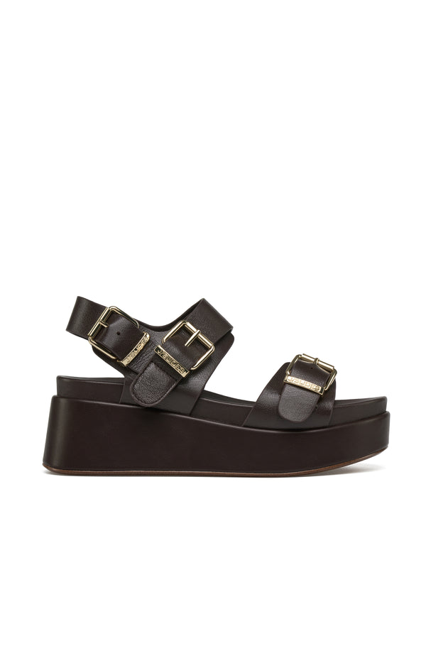 j slides BROOKE Sandal dark brown