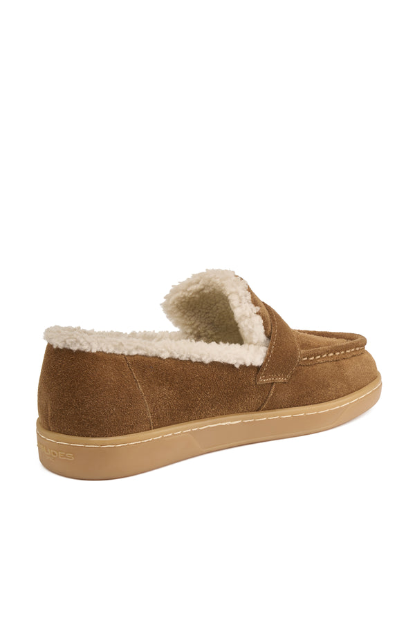 J Slides HATHOR Sneaker TAN SUEDE