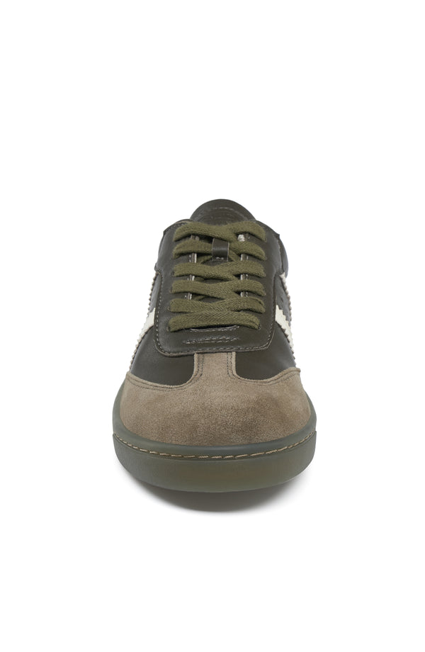 J Slides HUNTER Sneaker MID BROWN / KHAKI