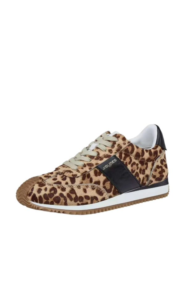 J Slides LILITH Leopard Pony Hair