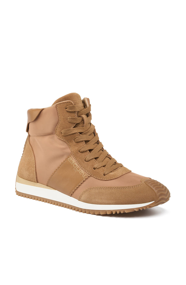 J Slides LUNA Sneaker CAMEL W/WHITE