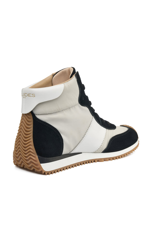 J Slides LUNA Sneaker WHITE/BLACK