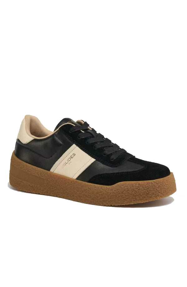 J Slides OLIVE Sneaker Black White