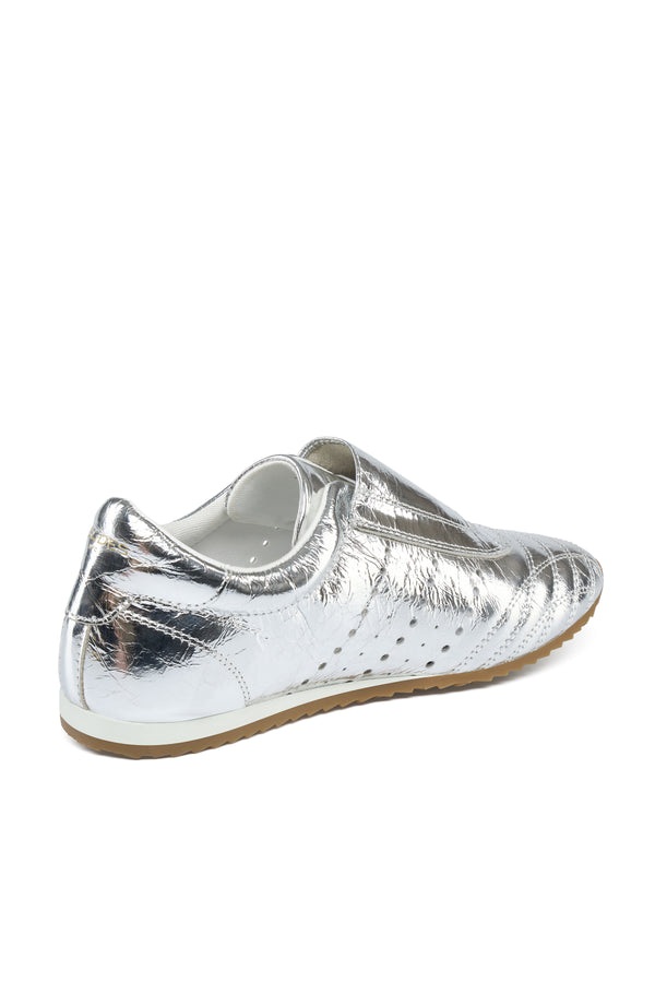 J Slides PARIS Sneaker SILVER MIRROR