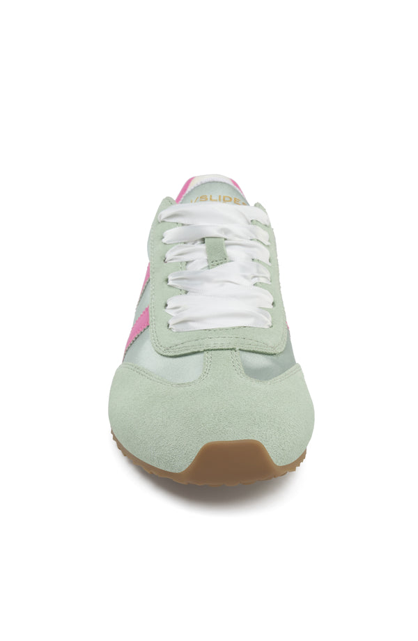 J Slides PEGGY Sneaker Mint Green Pink