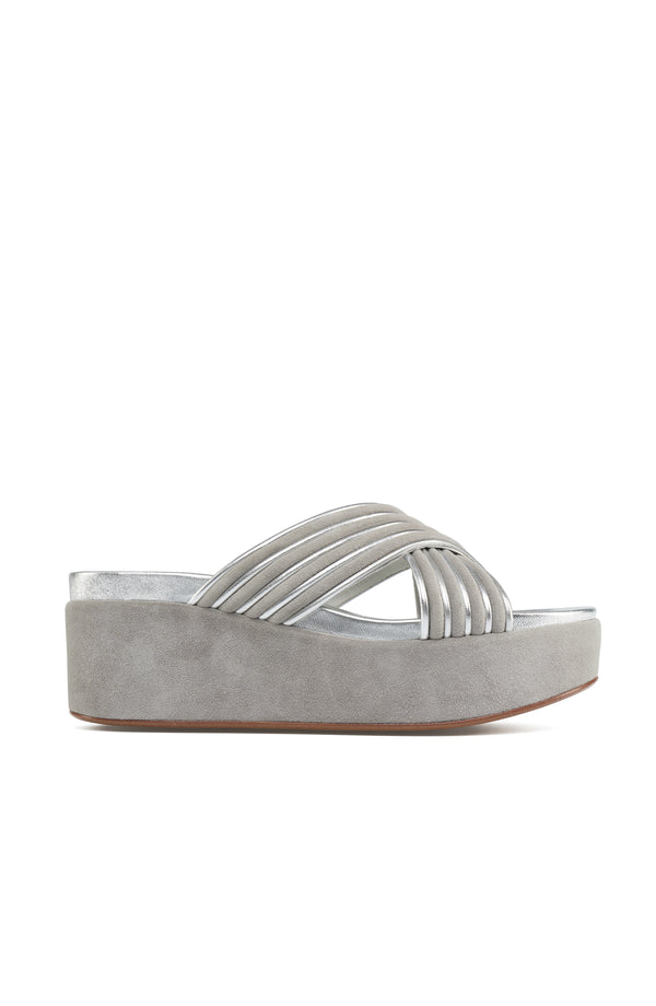 j slides QUIANA grey suede