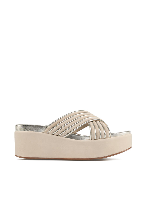 j slides QUIANA sand light gold