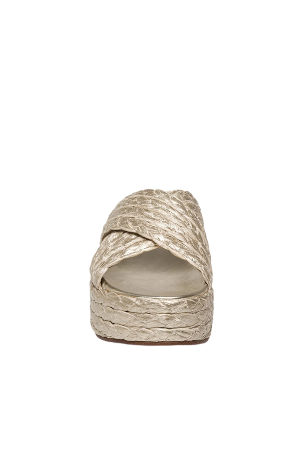 J Slides QUIVER Lt Gold