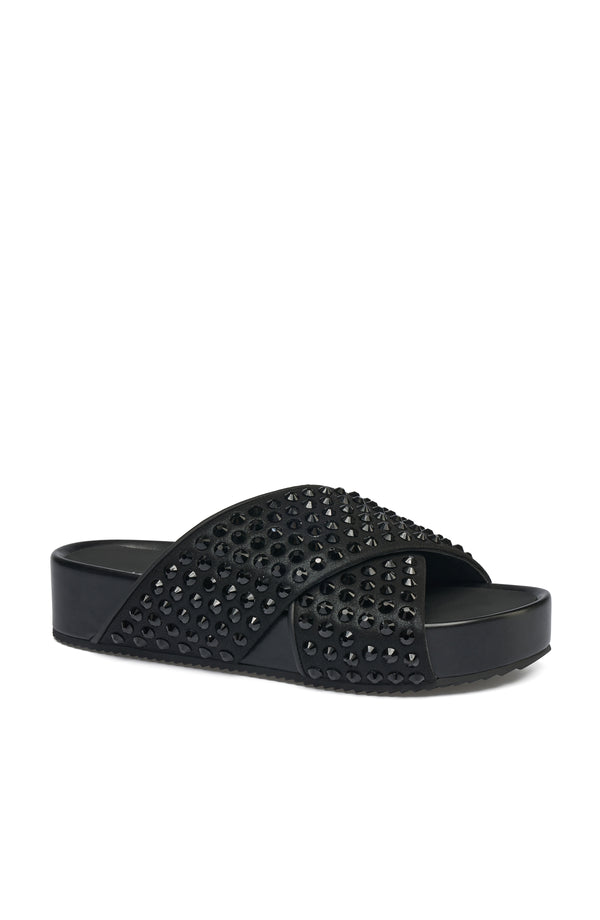 J Slides SELINA Sandal BLACK STONES